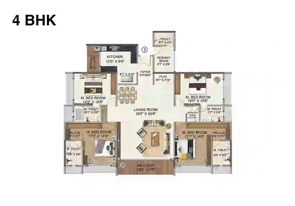 4 BHK